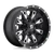 Fuel 1PC D513 THROTTLE 8X165.1 20X10 -24 MATTE BLACK MILLED