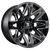 Fuel 1PC D555 AMBUSH 8X180 20X10 -18 GLOSS BLACK MILLED