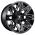 Fuel 1PC D555 AMBUSH 5X114.3/5X127 20X10 -18 GLOSS BLACK MILLED