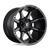 Fuel 1PC D556 COUPLER 8X180 22X12 -44 MATTE BLACK DOUBLE DARK TINT