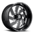 Fuel 1PC D582 TURBO 6X139.7 20X10 -18 GLOSS BLACK MILLED