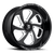 Fuel 1PC D587 FLOW 8X180 20X9 +20 GLOSS BLACK MILLED
