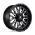 Fuel 1PC D611 STROKE 8X180 22X10 +10 GLOSS BLACK MILLED