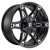 Fuel 1PC D622 DAKAR 6X135/6X139.7 20X9 +20 GLOSS BLACK MILLED