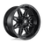 Fuel 1PC D625 HOSTAGE 5X114.3/5X127 17X9 -12 GLOSS BLACK