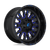 Fuel 1PC D645 STROKE 8X180 18X9 +1 GLOSS BLACK BLUE TINTED CLEAR