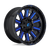 Fuel 1PC D646 HARDLINE 5X139.7/5X150 20X10 -18 GLOSS BLACK BLUE TINTED CLEAR