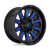 Fuel 1PC D646 HARDLINE 6X135/6X139.7 20X9 +1 GLOSS BLACK BLUE TINTED CLEAR