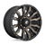 Fuel 1PC D674 BLITZ 8X170 17X9 -12 MATTE BLACK DOUBLE DARK TINT