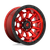 Fuel 1PC D695 COVERT 5X139.7 16X8 +1 CANDY RED BLACK BEAD RING