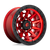 Fuel 1PC D695 COVERT 6X139.7 17X9 -12 CANDY RED BLACK BEAD RING