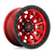 Fuel 1PC D695 COVERT 6X135 17X9 -12 CANDY RED BLACK BEAD RING