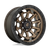 Fuel 1PC D696 COVERT 5X150 17X9 -12 MATTE BRONZE BLACK BEAD RING