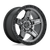 Fuel 1PC D698 KICKER 5X127 17X9 -12 MATTE GUN METAL BLACK BEAD RING