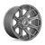 Fuel 1PC D705 SIEGE 8X170 20X10 -18 BRUSHED GUN METAL TINTED CLEAR