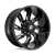Fuel 1PC D747 LOCKDOWN 8X180 22X10 -18 GLOSS BLACK MILLED