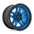 Fuel 1PC D790 AMMO 5X127 17X9 -12 BLUE WITH BLACK LIP