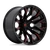 Fuel 1PC D823 FLAME 6X139.7 22X12 -44 GLOSS BLACK MILLED WITH CANDY RED