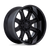 Fuel 1PC DARKSTAR 6X114.3/6X139.7 22X10 +10 MATTE BLACK WITH GLOSS BLACK LIP