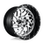 Fuel 2PC D211 TRITON 6X135/6X139.7 20X10 -19 CHROME PLATED GLOSS BLACK LIP