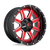 Fuel 2PC D250 MAVERICK 5X127/5X139.7 22X12 -44 GLOSS RED