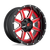 Fuel 2PC D250 MAVERICK 5X127/5X139.7 22X12 -44 GLOSS RED