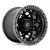 Fuel UTV D783 UNIT UTV 4X137 15X7 +10 MATTE BLACK WITH GUNMETAL RING