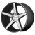 KMC KM685 DISTRICT 5X120 20X8.5 +35 SATIN BLACK MACHINED FACE