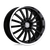 Mandrus MILLENIUM 5X112 20X8.5 +35 GLOSS BLACK W/ MIRROR CUT LIP