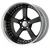 WORK Equip E05 Black Anodized Wheel — Angled View