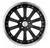 WORK Equip E10 Black Anodized Wheel — Front Face