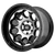 Moto Metal MO990 ROTARY 8X170 20X12 -44 GLOSS BLACK MACHINED