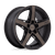Niche 1PC M271 TERAMO 5X112 18X8 +42 MATTE BLACK WITH DOUBLE DARK TINT FACE