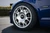 Blue E46 M3 with Silver Rotiform TUF-R Wheels