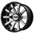 XD XD200 HEIST 6X139.7 22X12 -44 CHROME CENTER GLOSS BLACK MILLED LIP