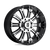 XD XD795 HOSS 8X165.1 22X9.5 +0 GLOSS BLACK MACHINED