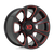 XD XD854 REACTOR 5X127/5X139.7 20X9 +18 GLOSS BLACK MILLED WITH RED TINT