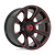 XD XD854 REACTOR 5X139.7/5X150 20X9 +18 GLOSS BLACK MILLED WITH RED TINT