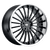 XO NEW YORK 5X112 22X9 +32 GLOSS BLACK W/ STAINLESS STEEL LIP