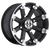 Vision ATV 393 Lock Out 5x114.3 14x8-10 Matte Black Machined Lip