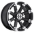 Vision ATV 393 Lock Out 4x156 15x8-10 Matte Black Machined Lip