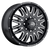 Vision HD 401 Rival 8x170 20x8.25+122 Gloss Black Machined Face