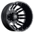 Vision HD 401 Rival 8x170 20x8.25-145 Gloss Black Machined Face