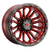 Vision Off-Road 405 Korupt 5x127 17x9-12 Gloss Red w/Gloss Black Lip
