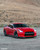 Red Nissan GTR R35 with Matte Black CF5 Forgestar Rims