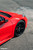 Red C8 Corvette with Satin Black Forgestar CF5V Wheels