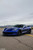 Blue Chevrolet Corvette C7 Z06 with Satin Black Forgestar CF5V Rims