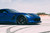 Blue Chevrolet Corvette C7 Z06 with Satin Black Forgestar CF5V Rims