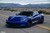 Blue Chevrolet Corvette C7 Z06 with Satin Black Forgestar CF5V Rims