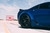 Blue Chevrolet Corvette C7 Z06 with Satin Black Forgestar CF5V Rims